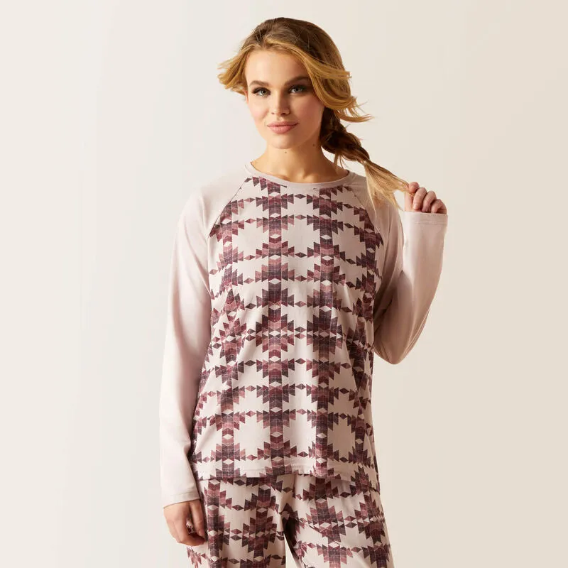 Ariat Women's Starlight Pajama Set - Cloud Gray