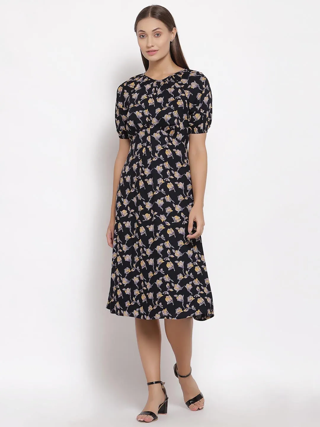 Black Fit & Flare Dress