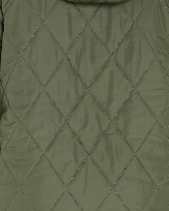 Chloe Puffer Jacket | Olive Green