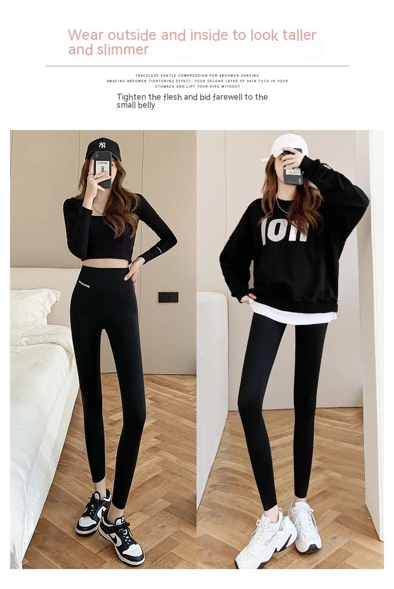 Cloud Feeling Thin Velvet Shark Pants Autumn And Winter Fleece-lined Thick Leggings