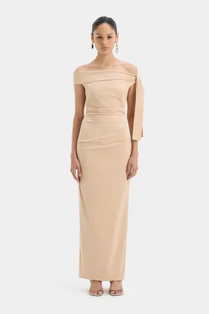 Dahlia Gown, Dark Ecru