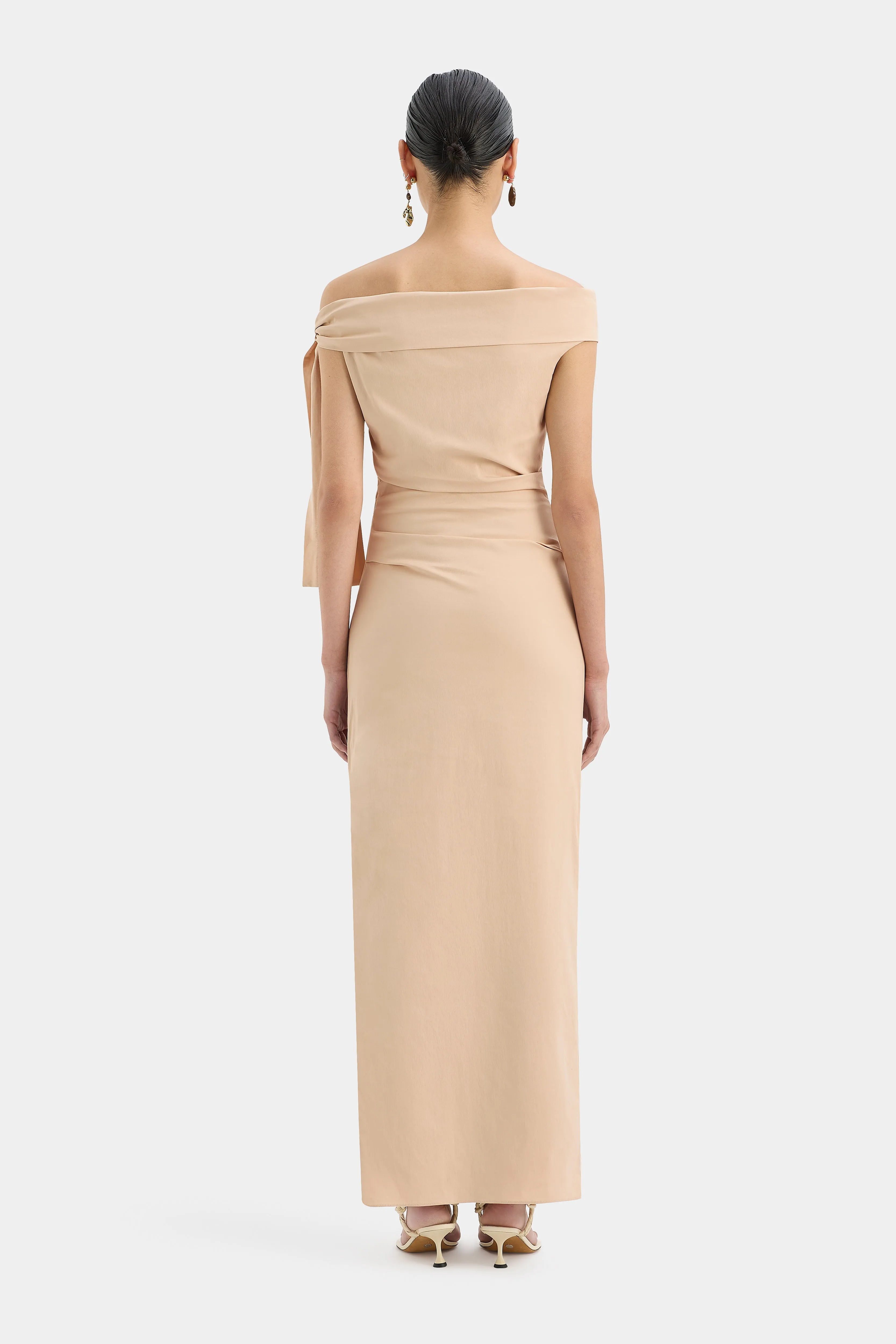 Dahlia Gown, Dark Ecru
