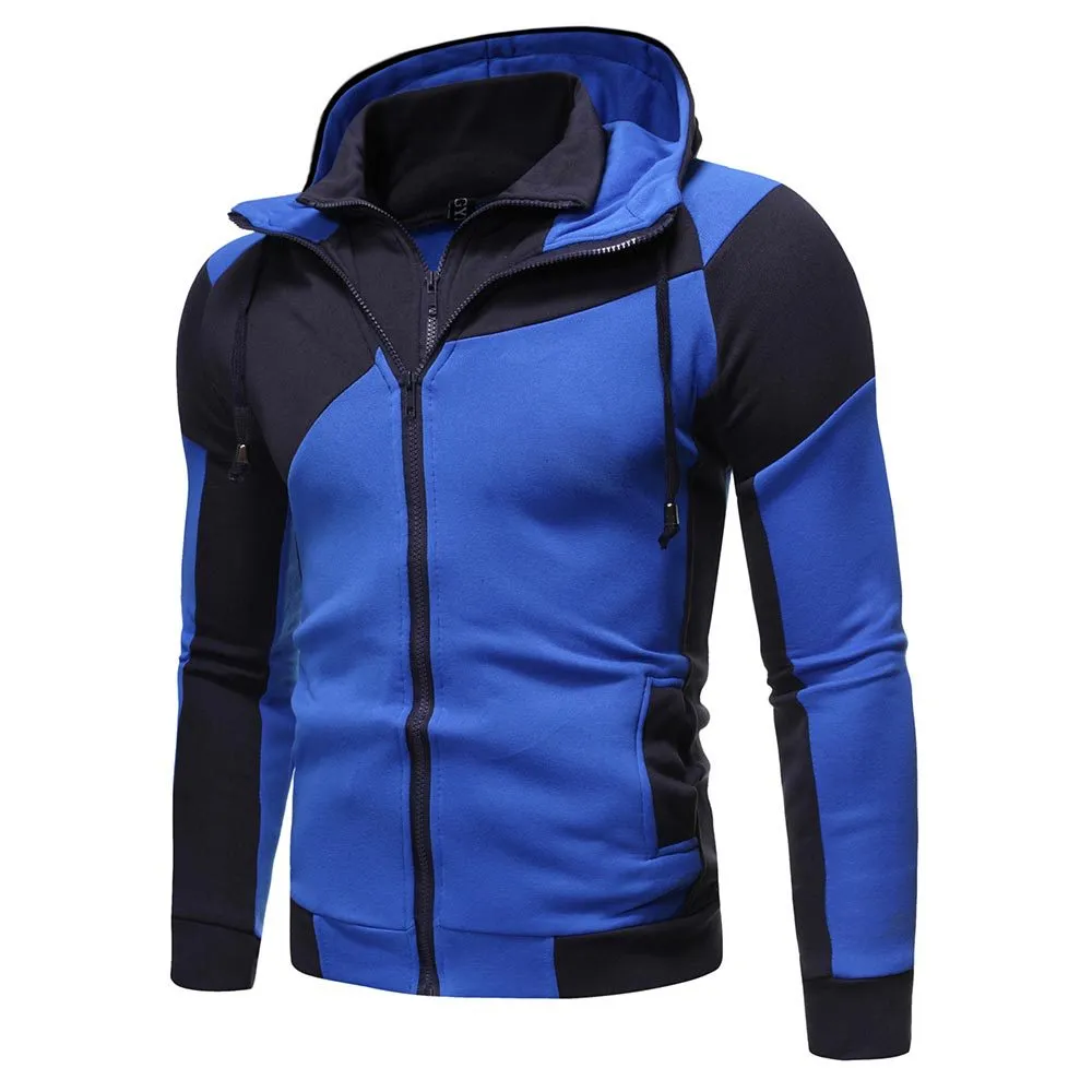 Fake two contrast sports jackets