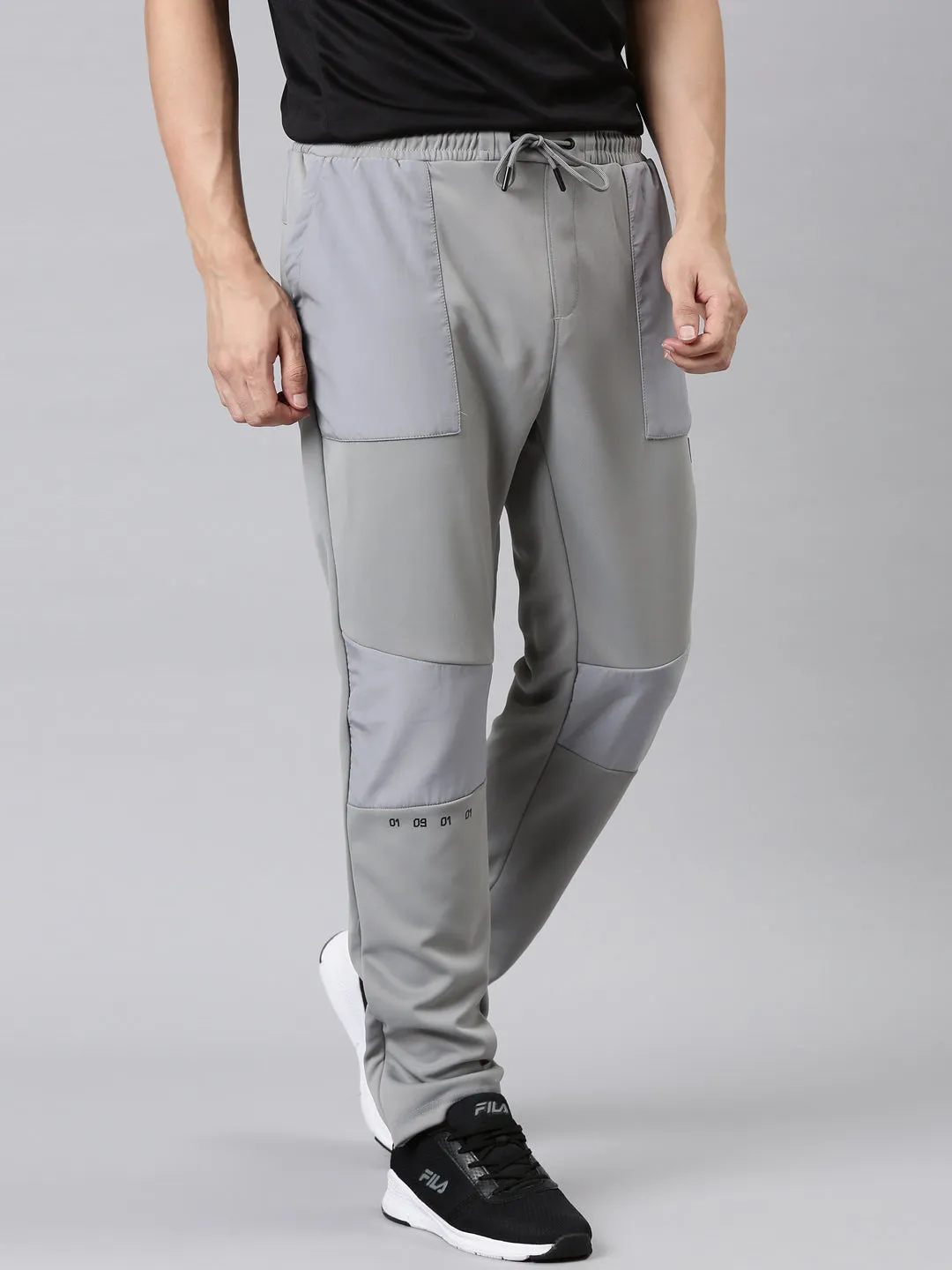 Fila White Meg Men's Cut and Sew Jogger