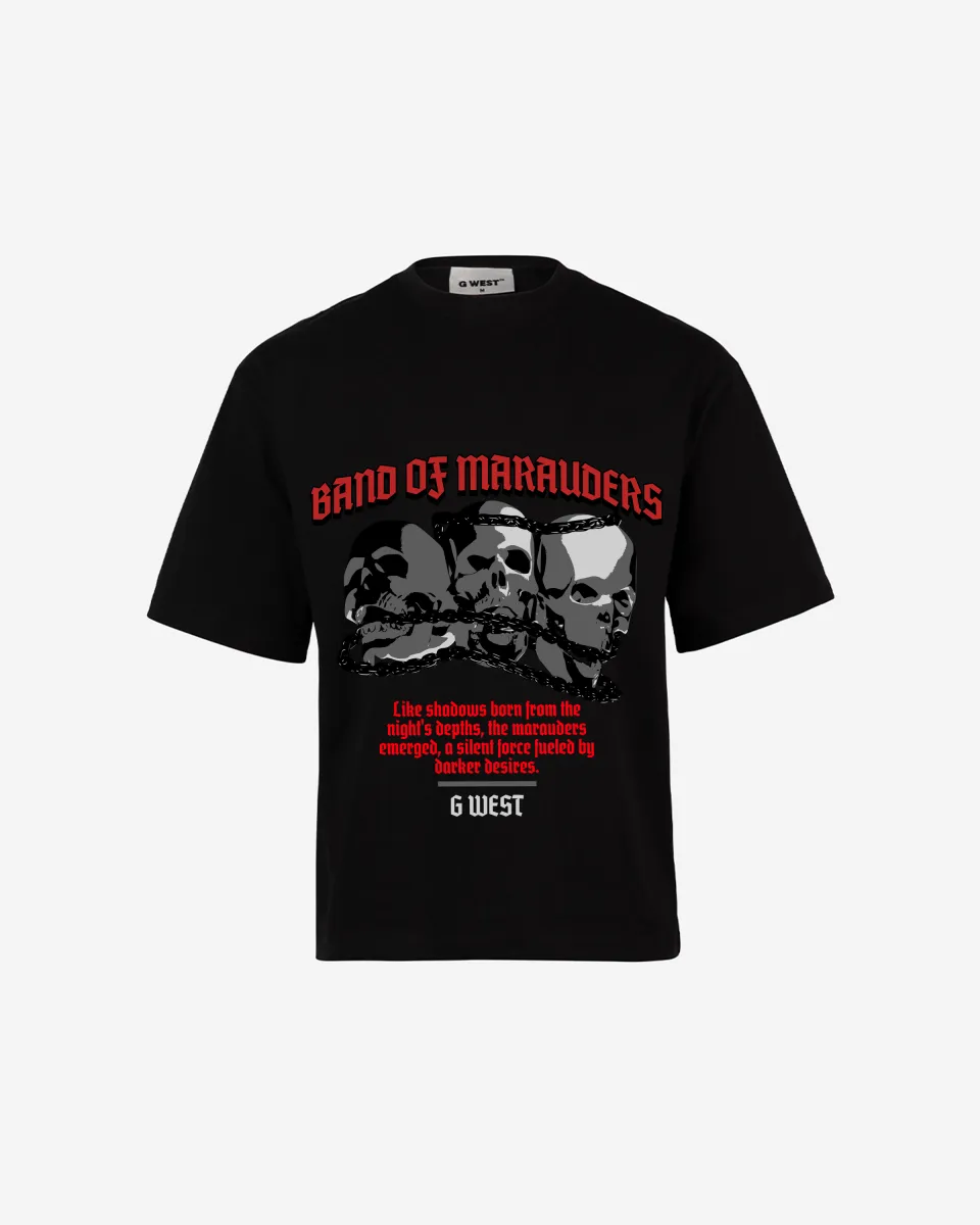 G-WEST BAND OF MARAUDERS OVERSIZED TEE GWROJMT48