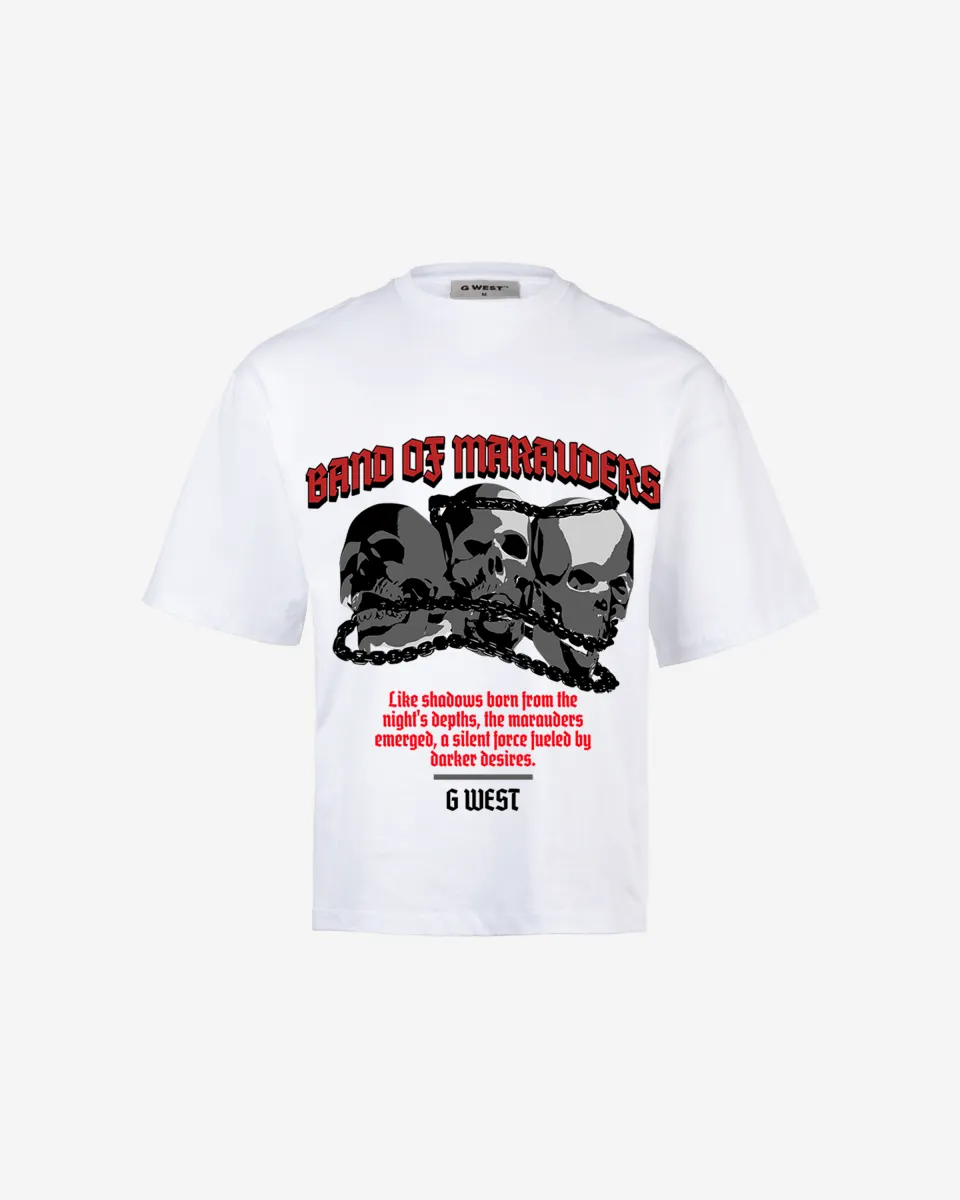G-WEST BAND OF MARAUDERS OVERSIZED TEE GWROJMT48