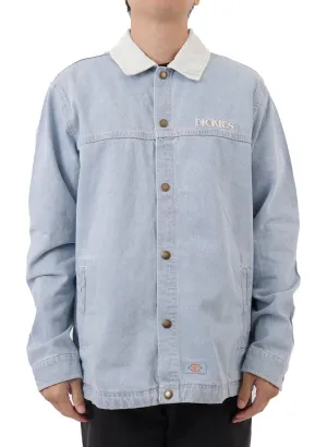 Herndon Vintage Men's Denim Jacket With Floral Graphic 100% Cotton