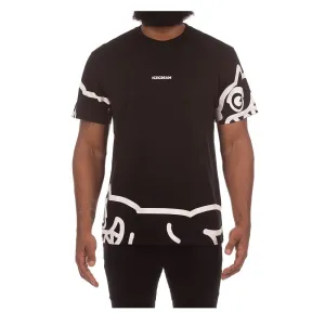 Ice Cream "Runner" SS Black Knit Tee (431-4306)