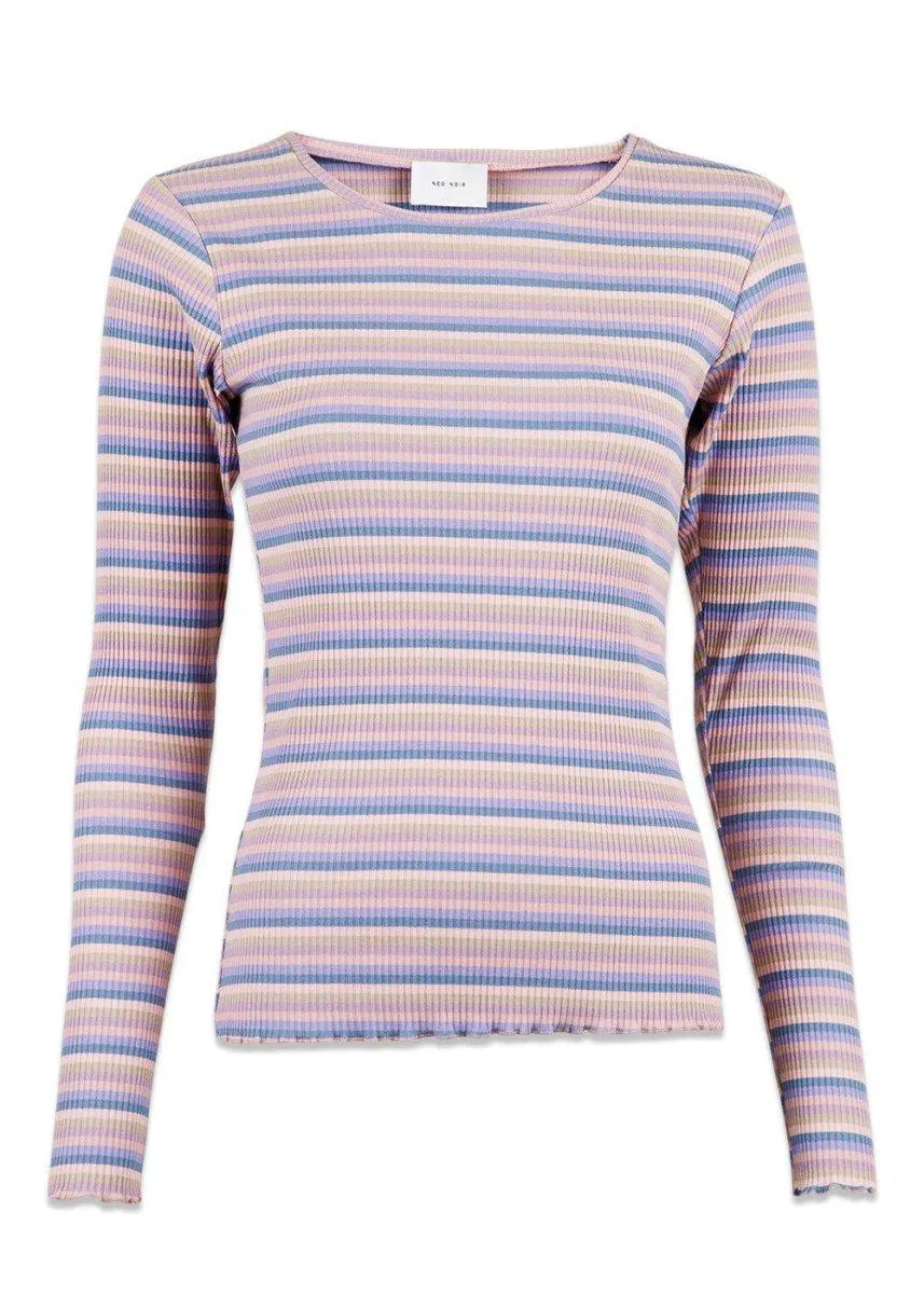Jose Rib Blouse - Lavender