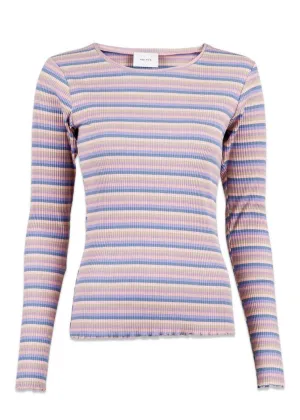 Jose Rib Blouse - Lavender