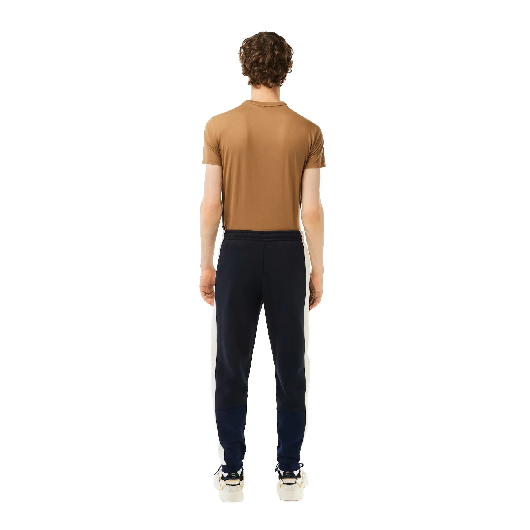 Lacoste Regular Fit Colorblock Men's Joggers Navy Blue-White