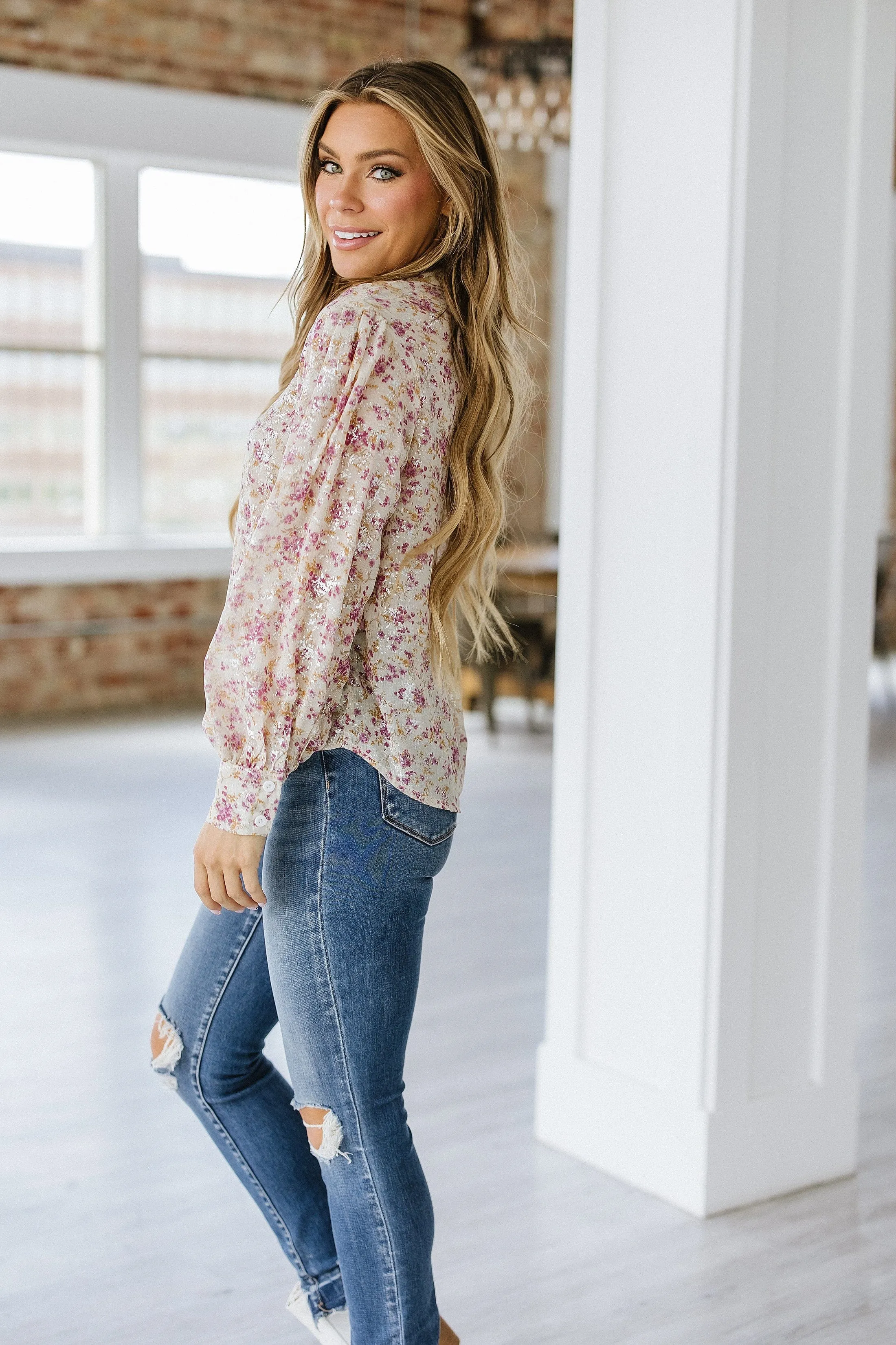 Laney Floral Print Blouse | DROPSHIP