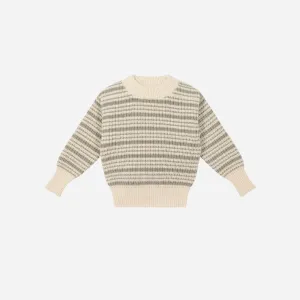Leon Jumper - Harvest Stripe Moss/Cassava