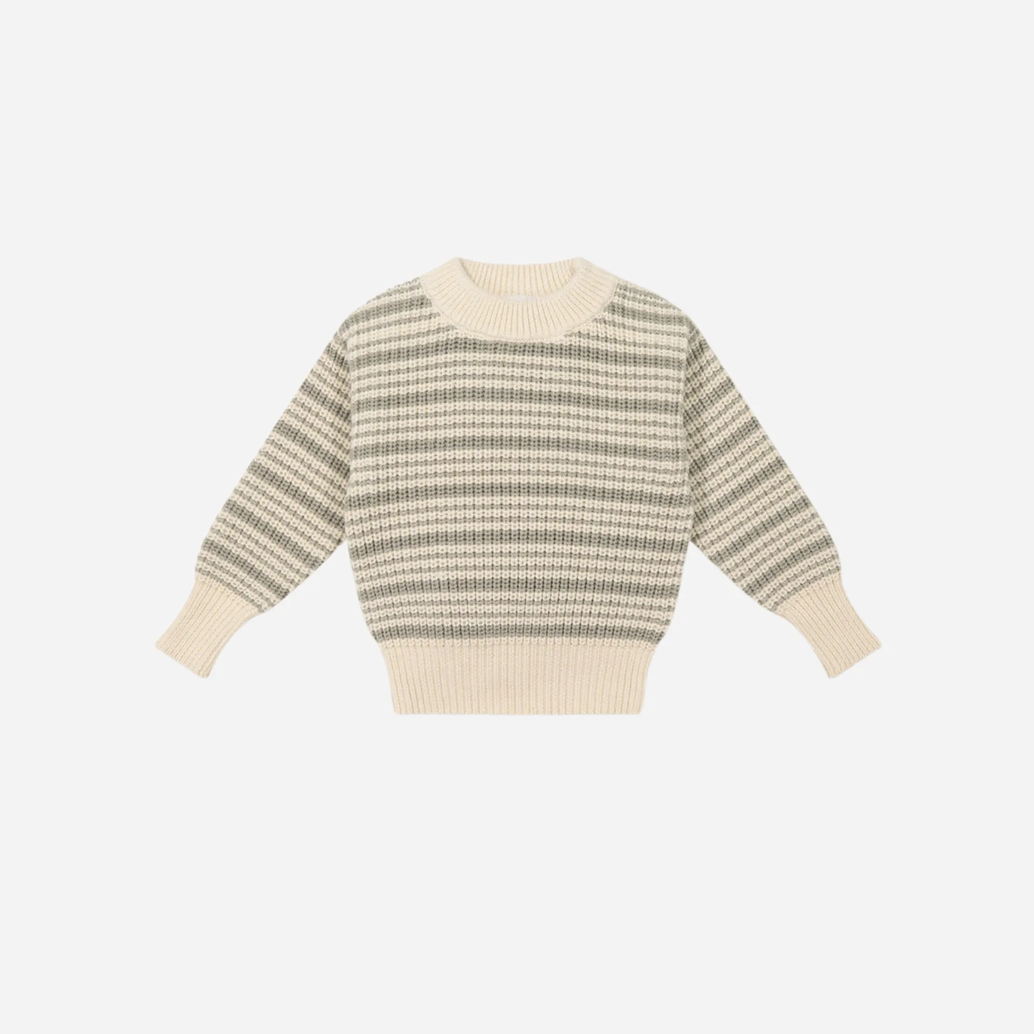 Leon Jumper - Harvest Stripe Moss/Cassava