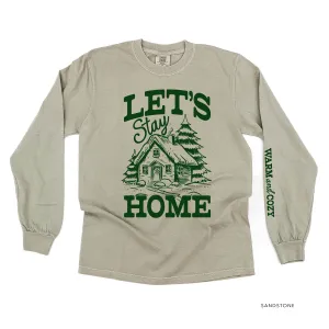 Let's Stay Home (sd) - LONG SLEEVE Comfort Colors Tee