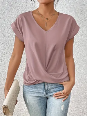 Louise - Elegant V-Neck Top