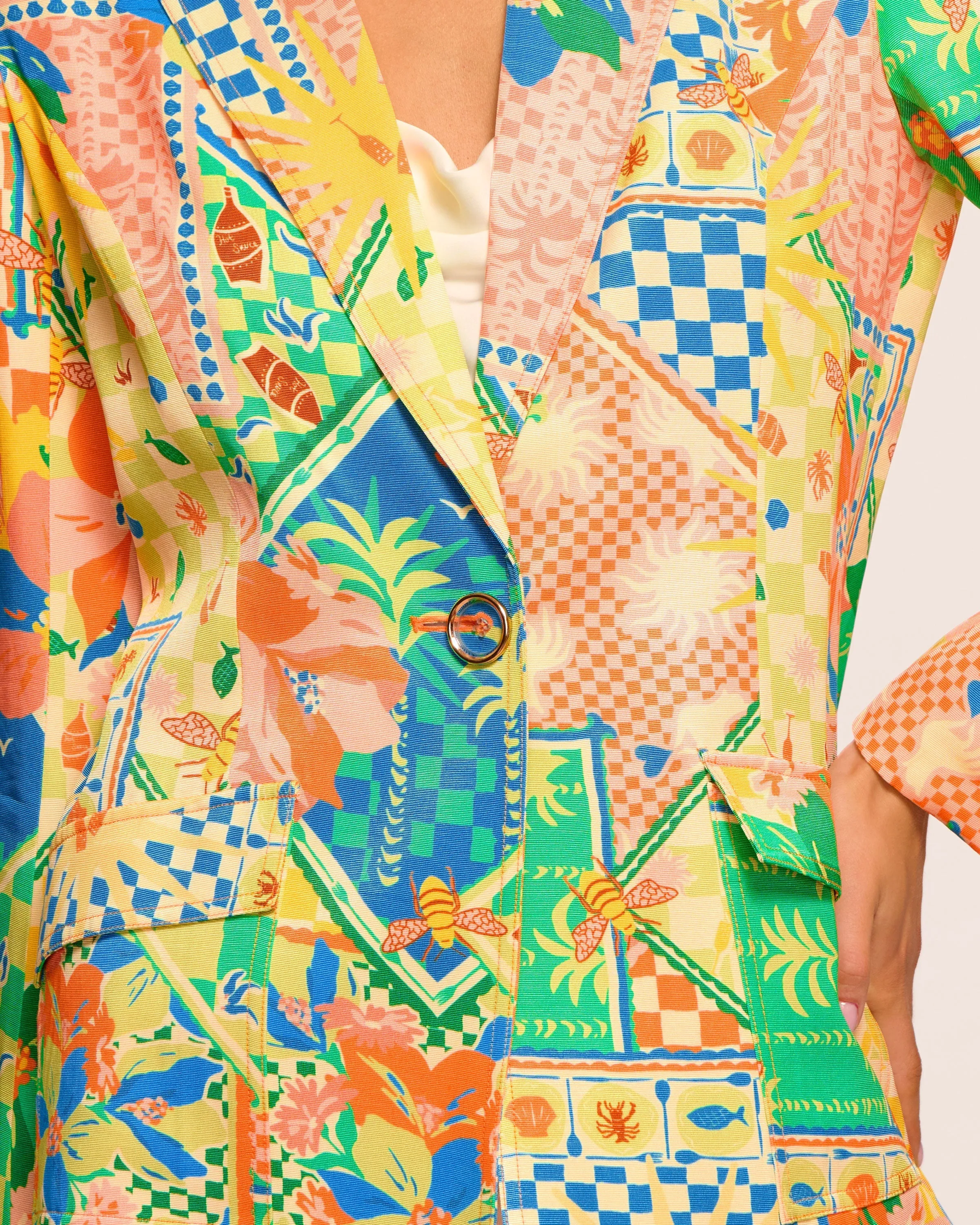 Maddie Printed Blazer