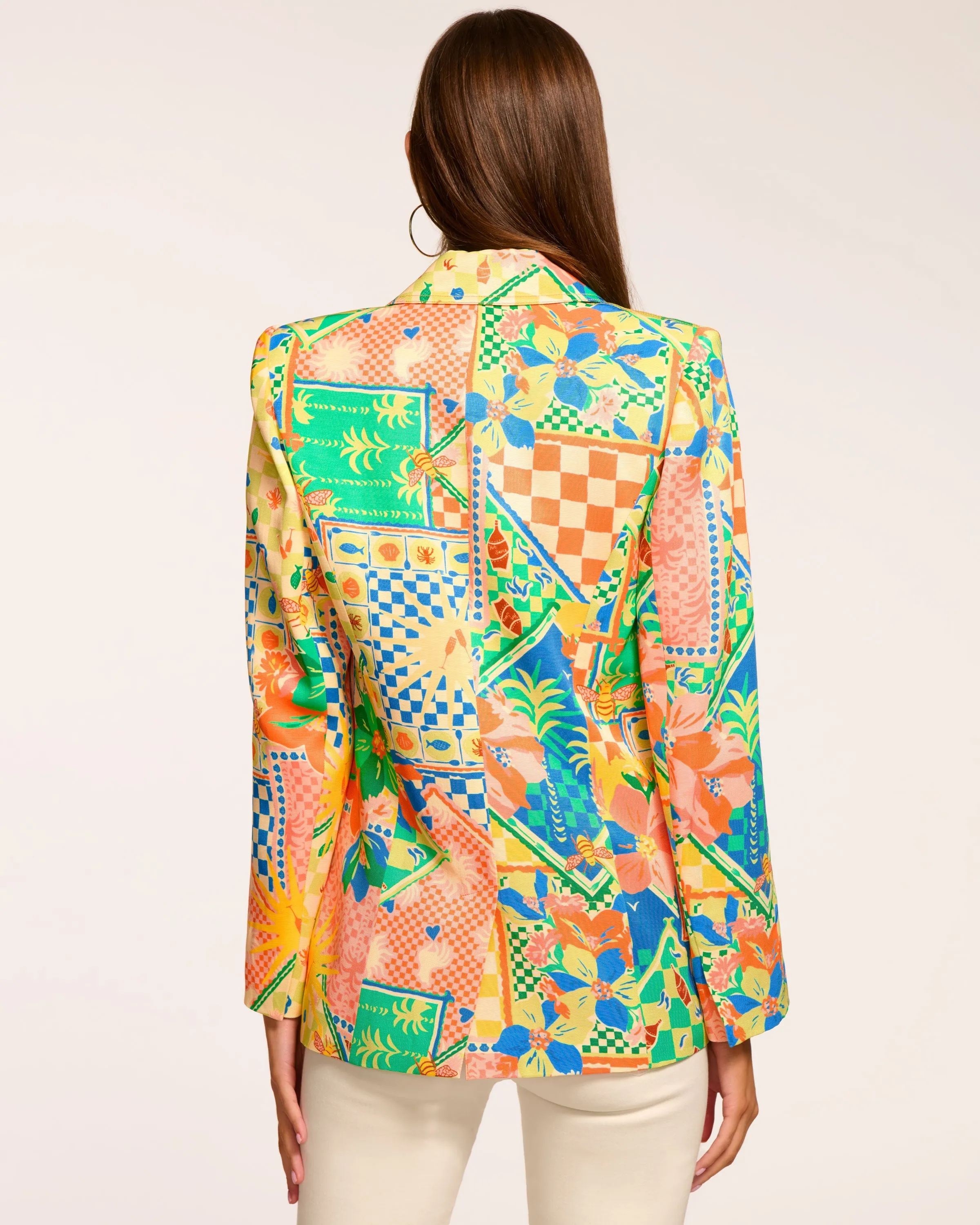 Maddie Printed Blazer