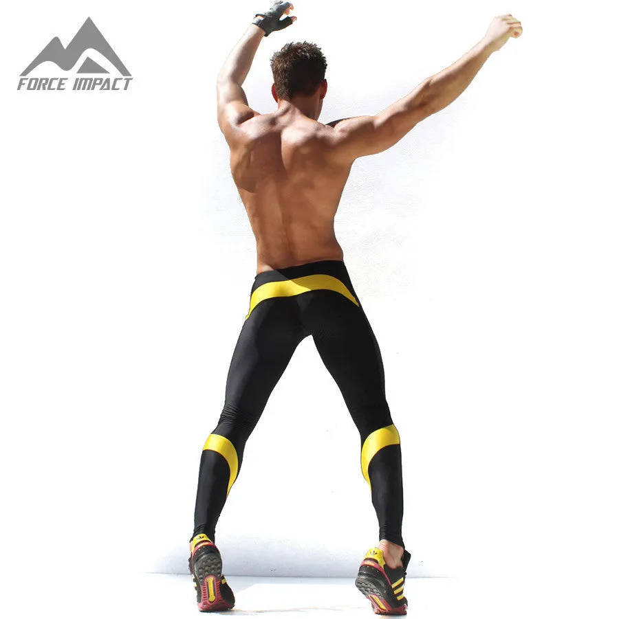 Men's Sport Sexy Tight Pants Gym Ankle Length Pants Male Athletic Trousers Casual Sweatpants Skinny Stretch Active Pant AQ19