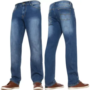Mens Straight Leg Stretch Regular fit Jeans