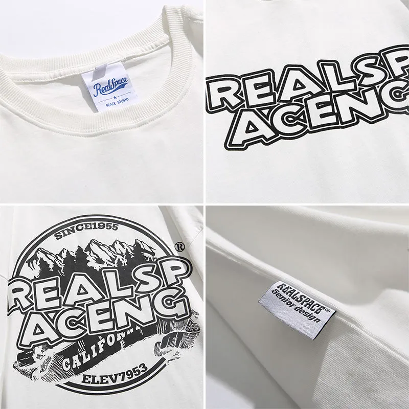 Men's T-Shirts Short-Sleeved T-shirt Men's Summer Loose round Neck Half-Length Sleeve Versatile