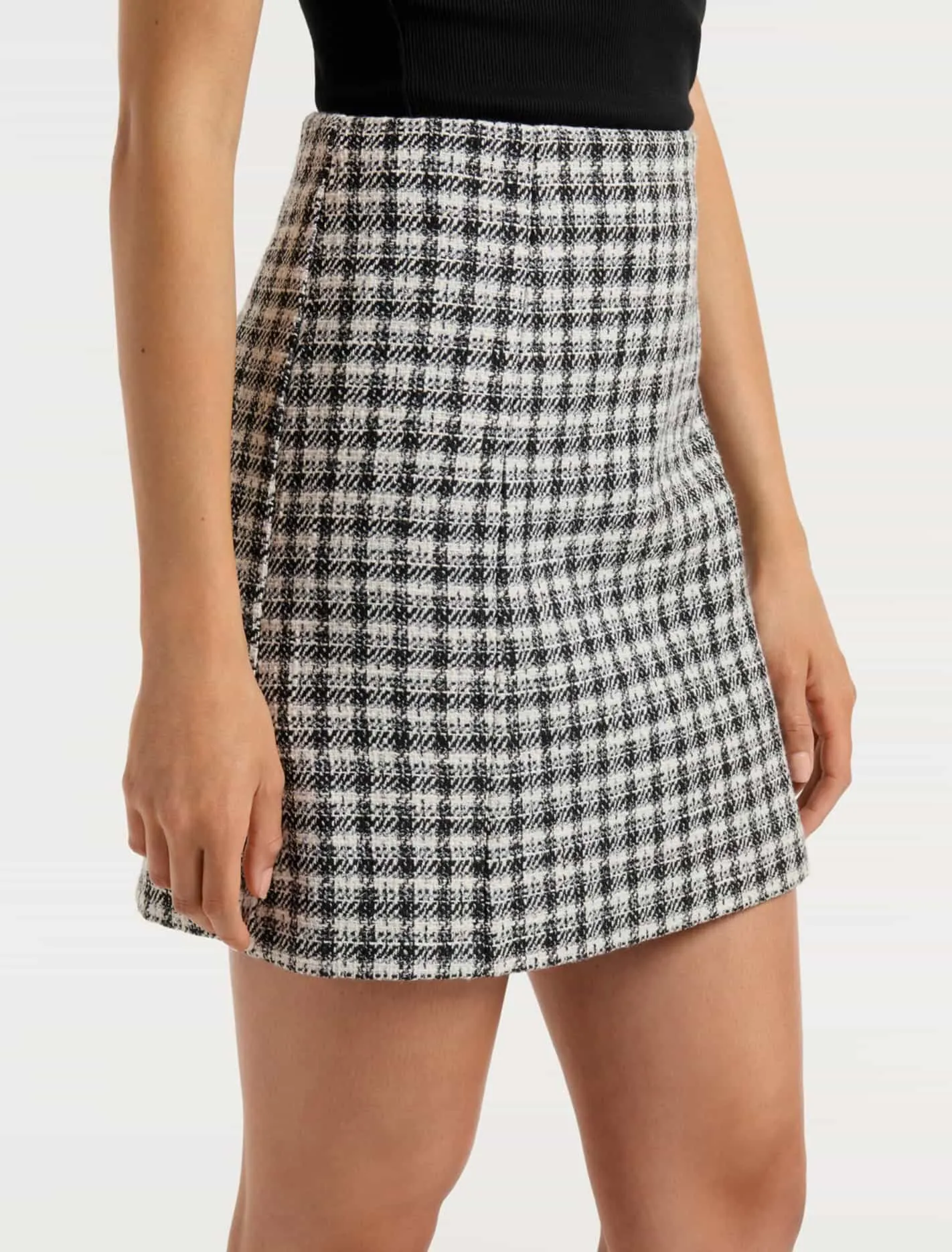 Natalie Boucle Mini Skirt