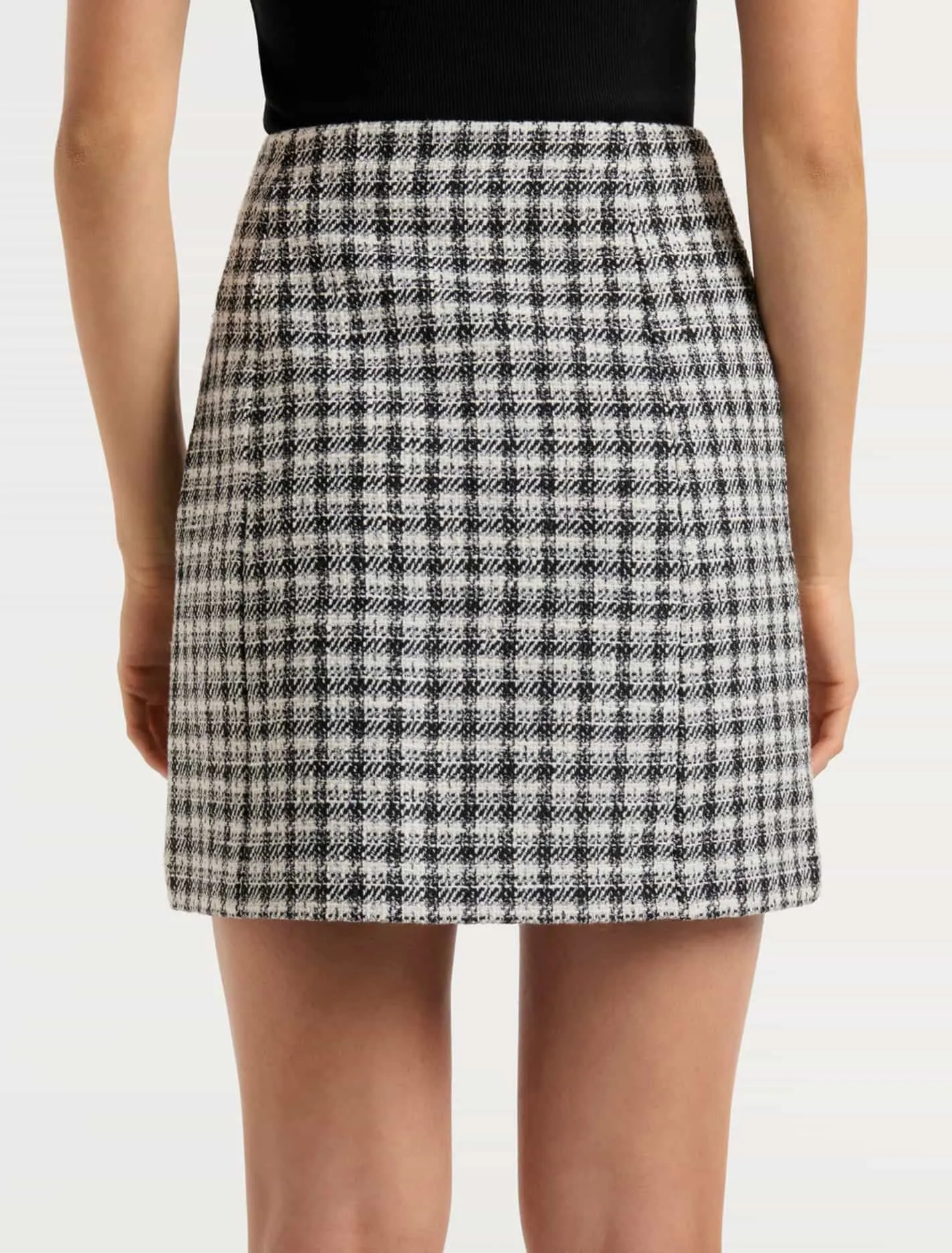 Natalie Boucle Mini Skirt