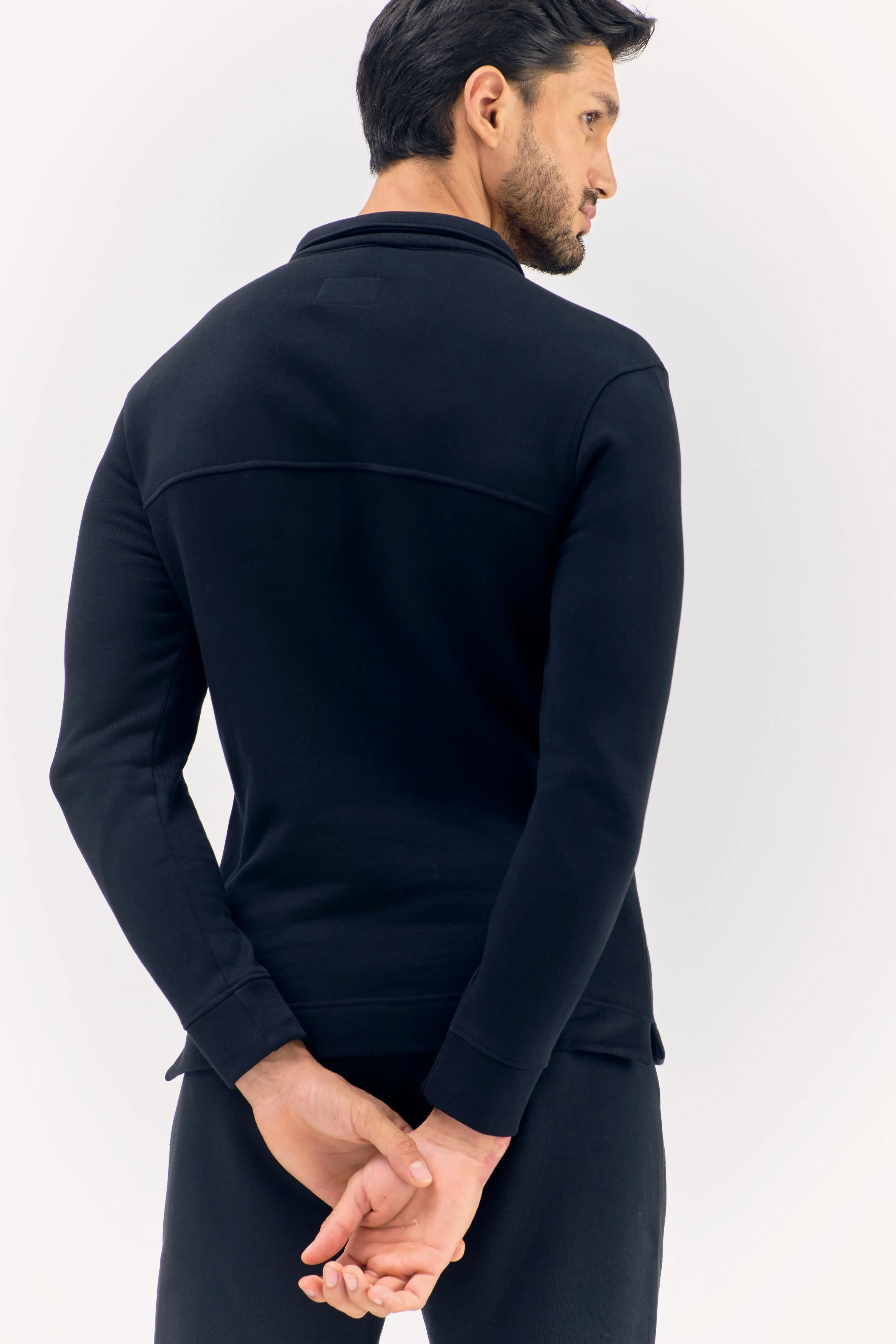 Nicobar Organic Cotton Fleece Polo