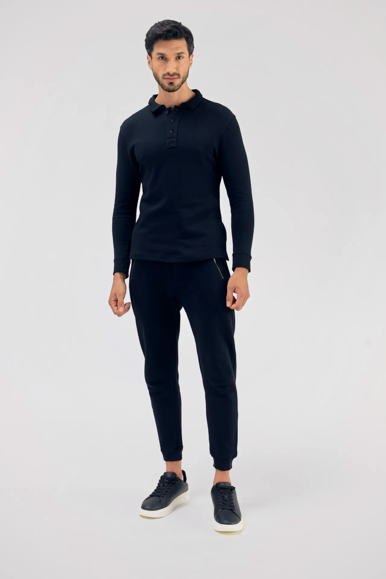 Nicobar Organic Cotton Fleece Polo