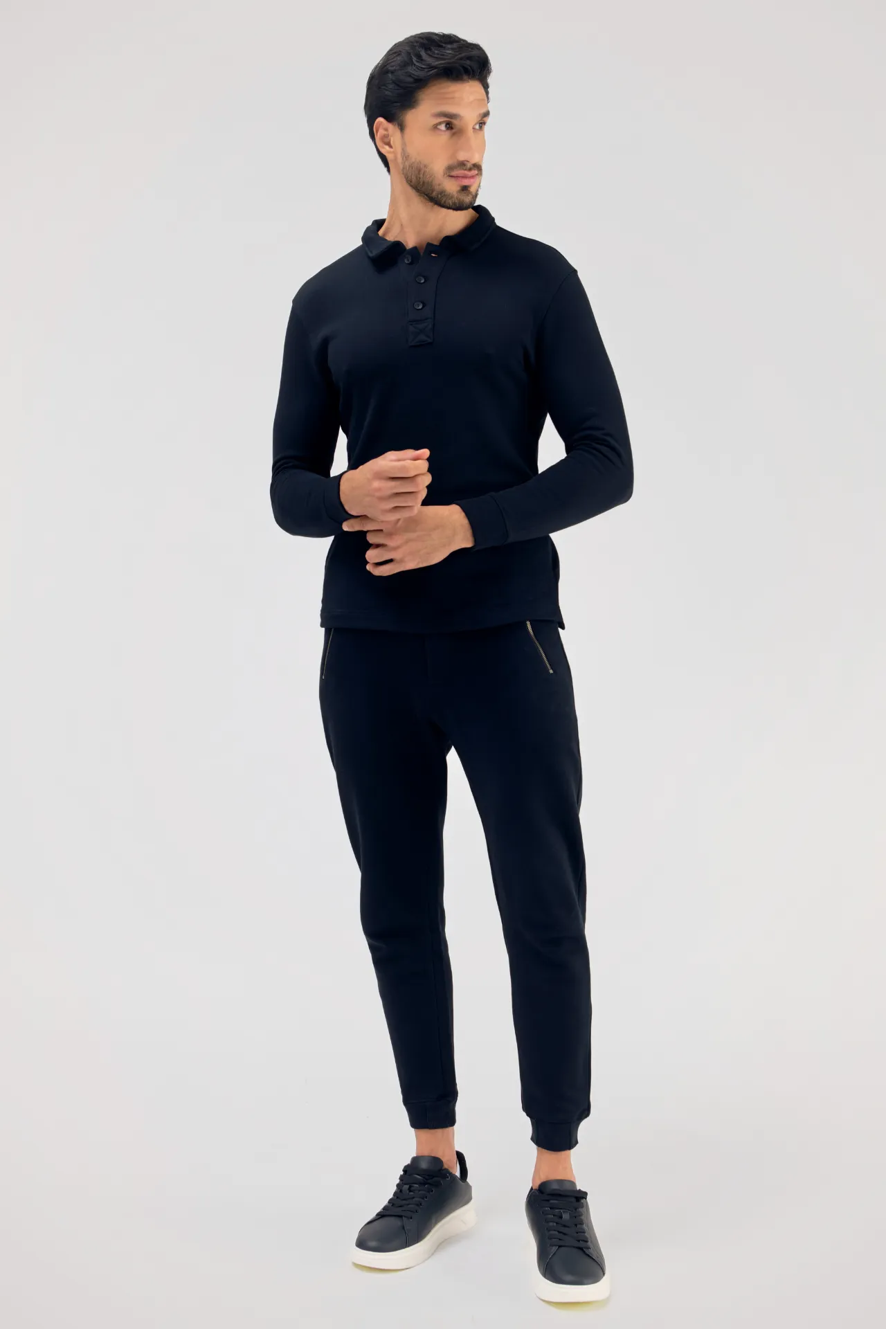 Nicobar Organic Cotton Fleece Polo