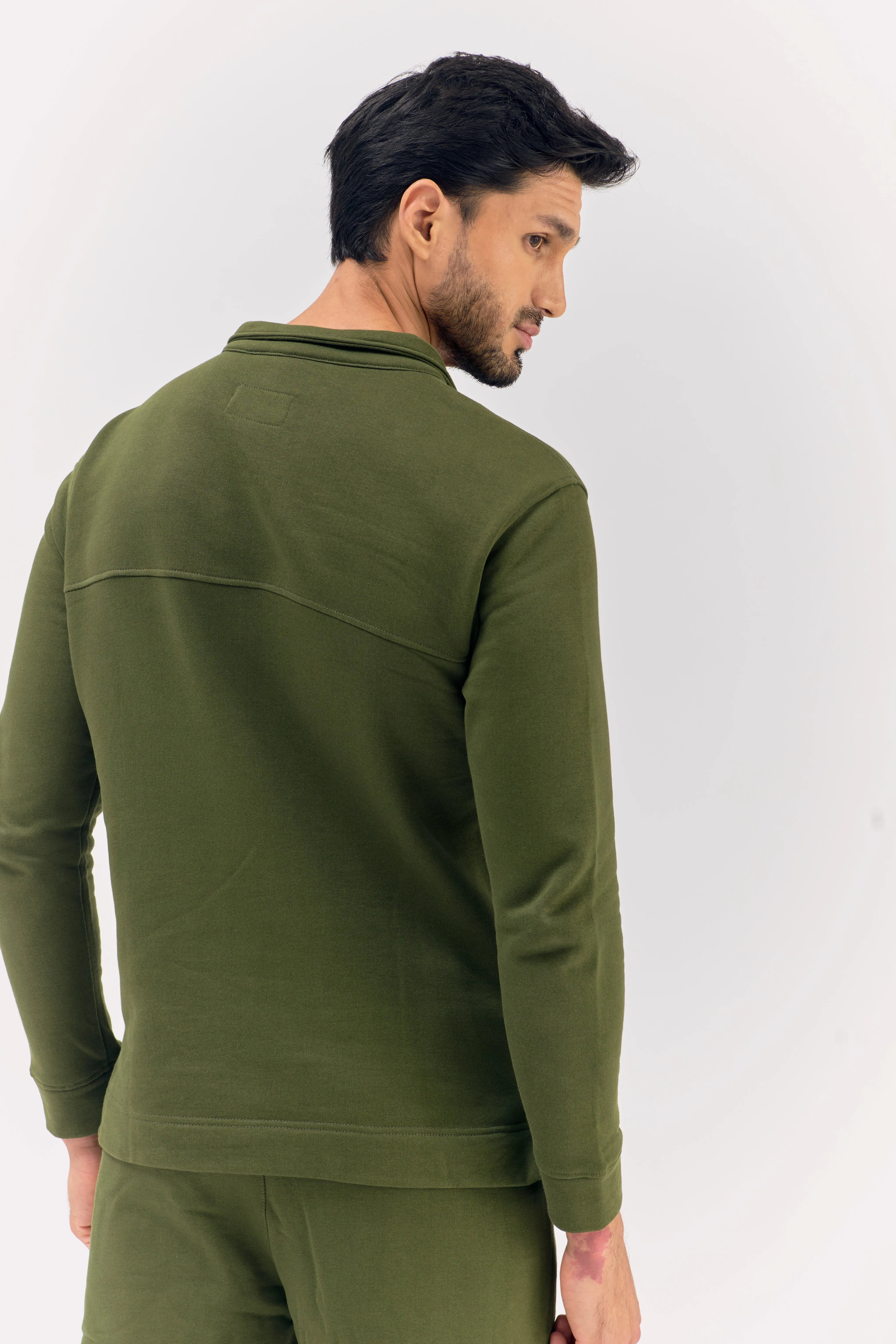 Nicobar Organic Cotton Fleece Polo
