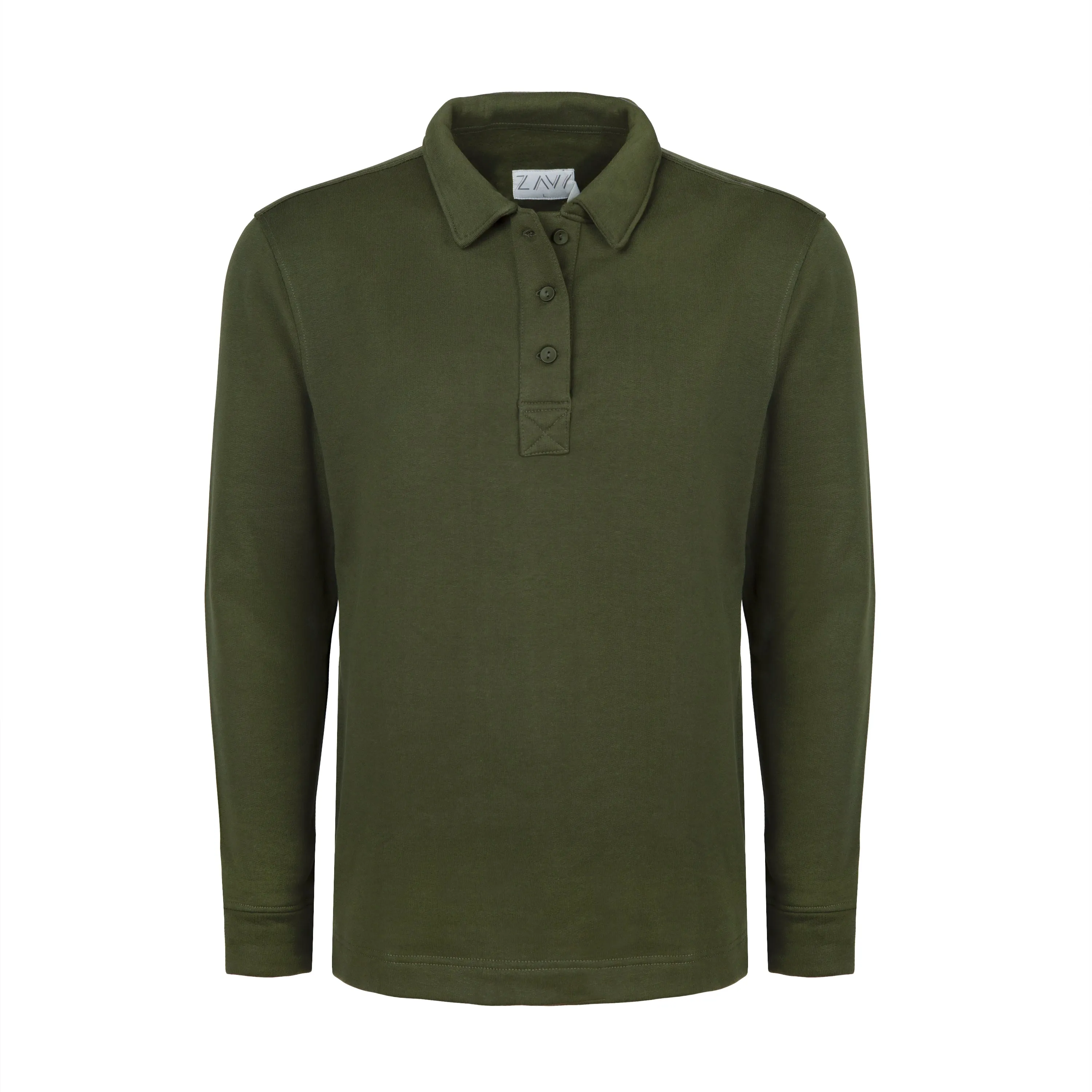 Nicobar Organic Cotton Fleece Polo