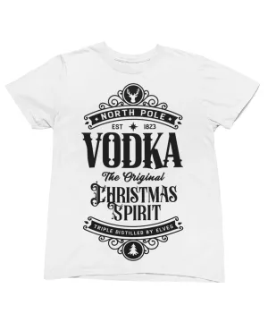 North Pole Vodka Mono Christmas Unisex T-Shirt