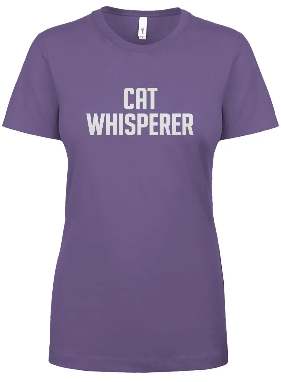 "Cat Whisperer" Women's Crew T-Shirt
