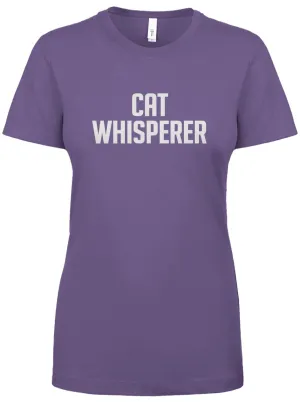"Cat Whisperer" Women's Crew T-Shirt