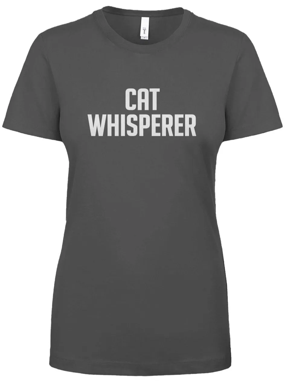 "Cat Whisperer" Women's Crew T-Shirt