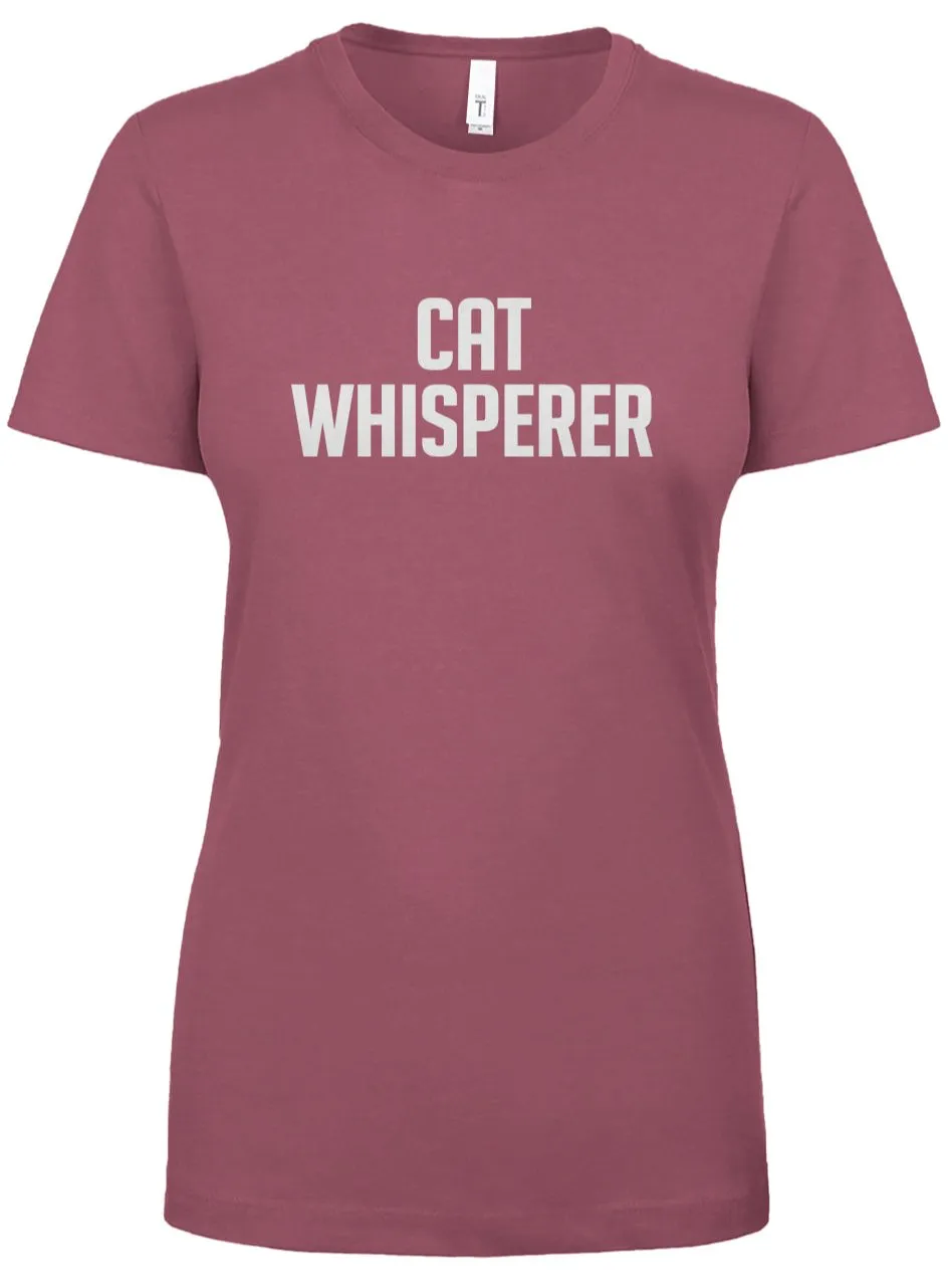 "Cat Whisperer" Women's Crew T-Shirt