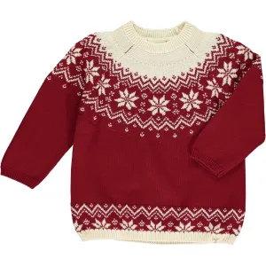 Red Fairisle Igloo Sweater