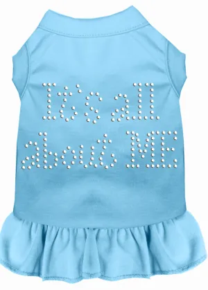 Rhinestone All About Me Dress Baby Blue Xxl