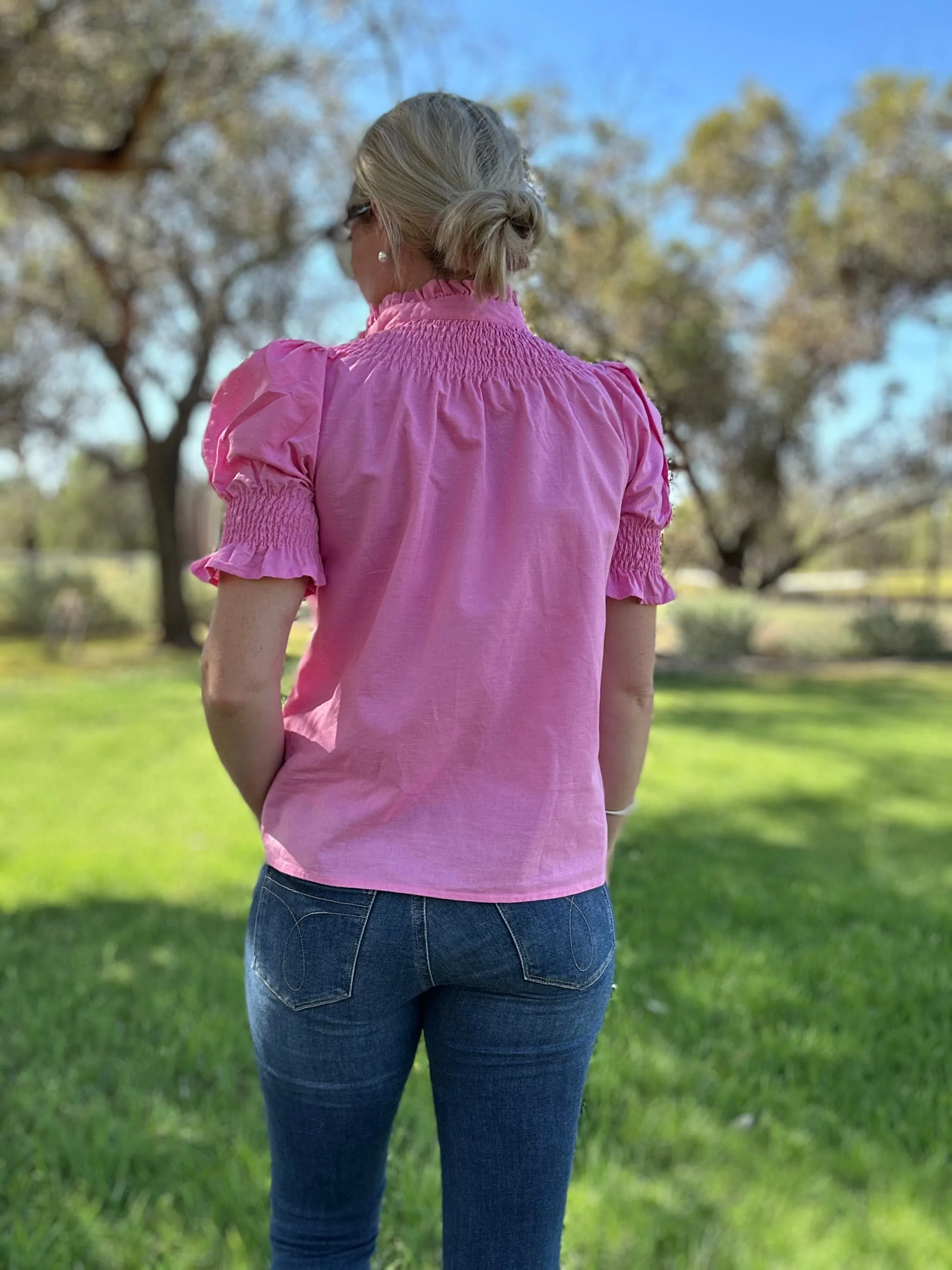 Short Sleeve Pink Shirt – Pretty, Practical, and Perfectly Feminine