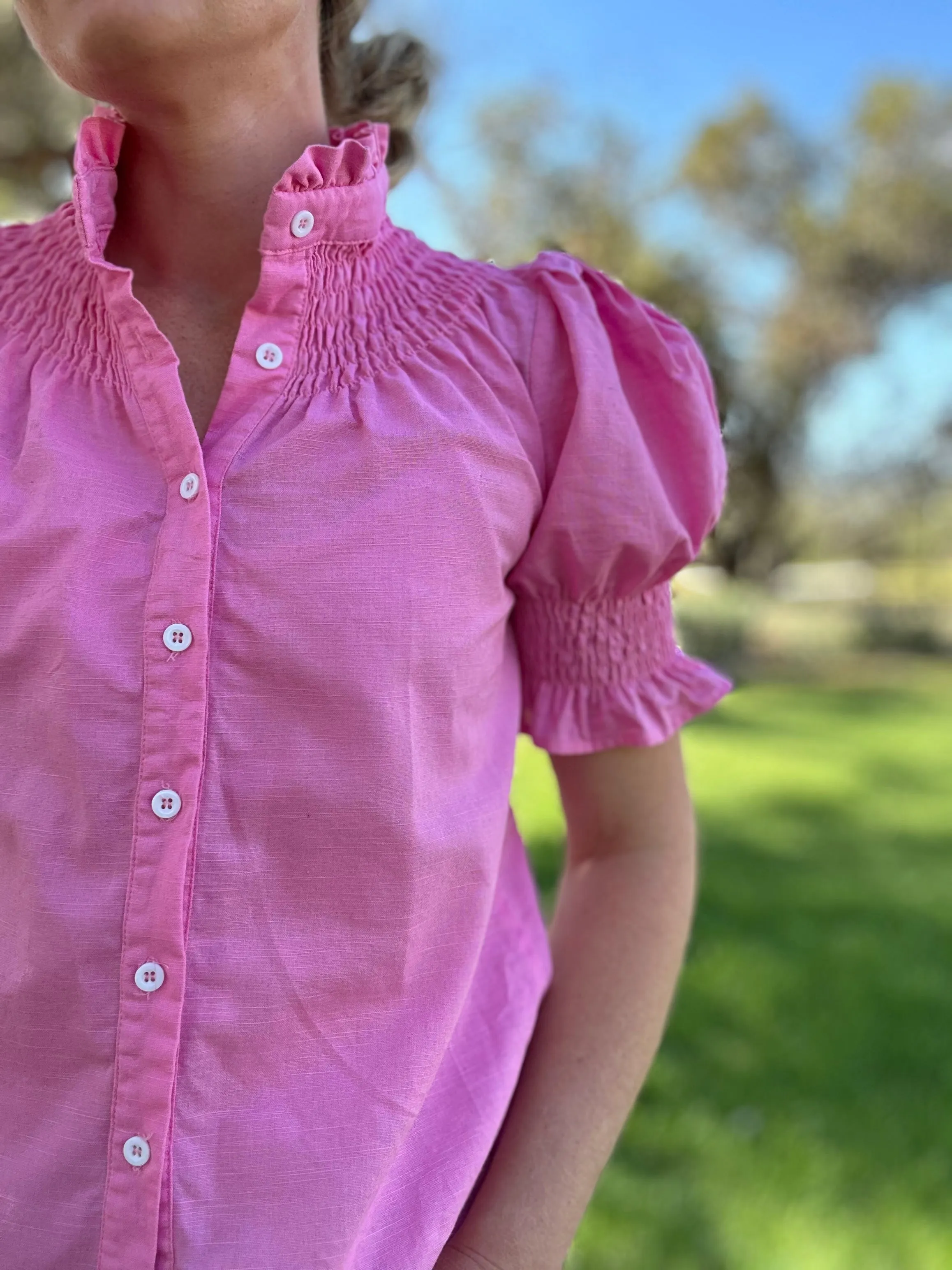 Short Sleeve Pink Shirt – Pretty, Practical, and Perfectly Feminine