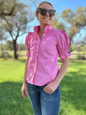 Short Sleeve Pink Shirt – Pretty, Practical, and Perfectly Feminine