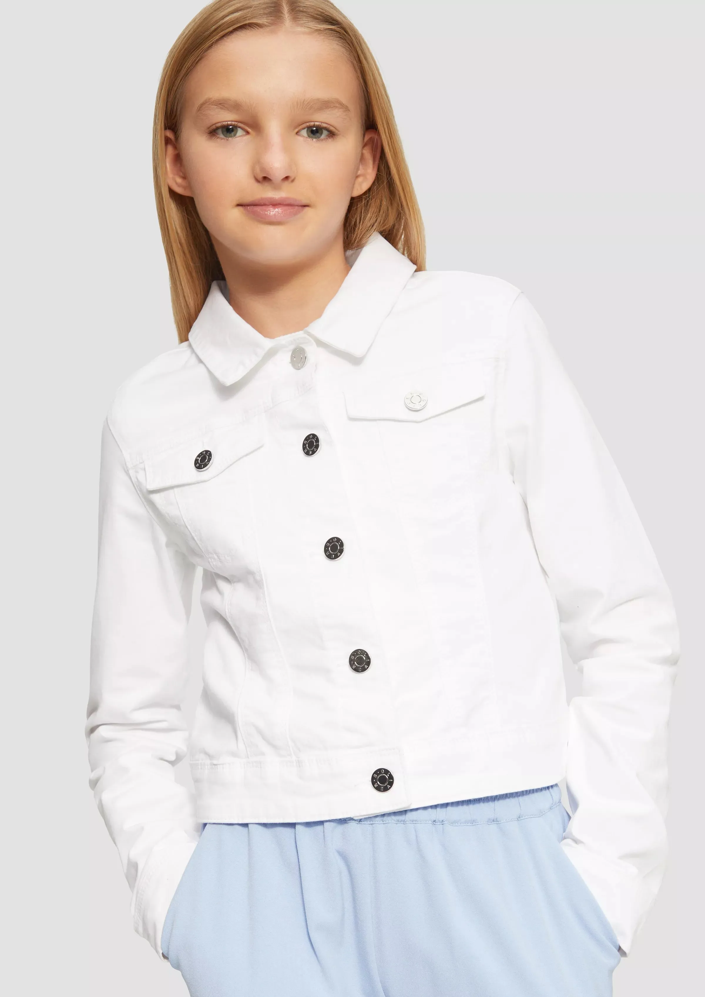 S.OLIVER - Girls - Jeans Jacket - White