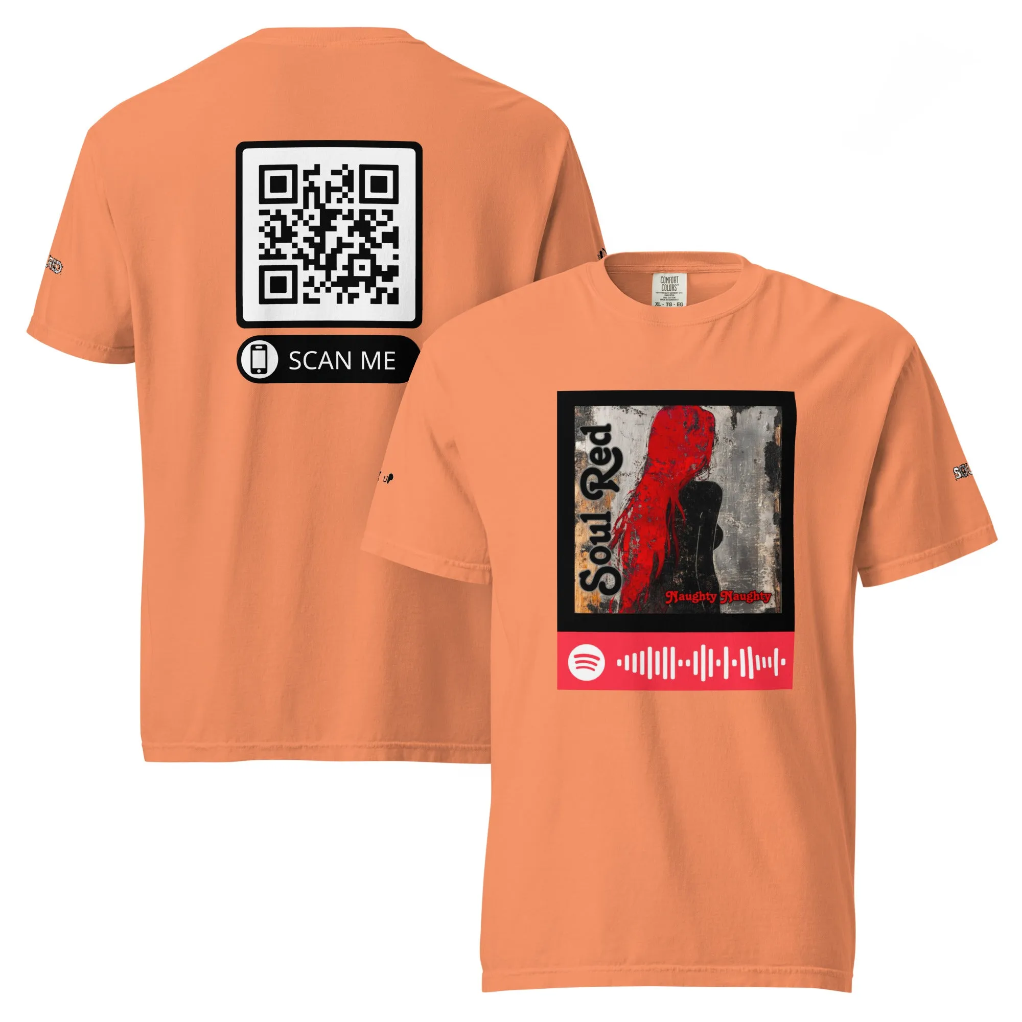 SOULRED music, Unisex garment-dyed heavyweight t-shirt