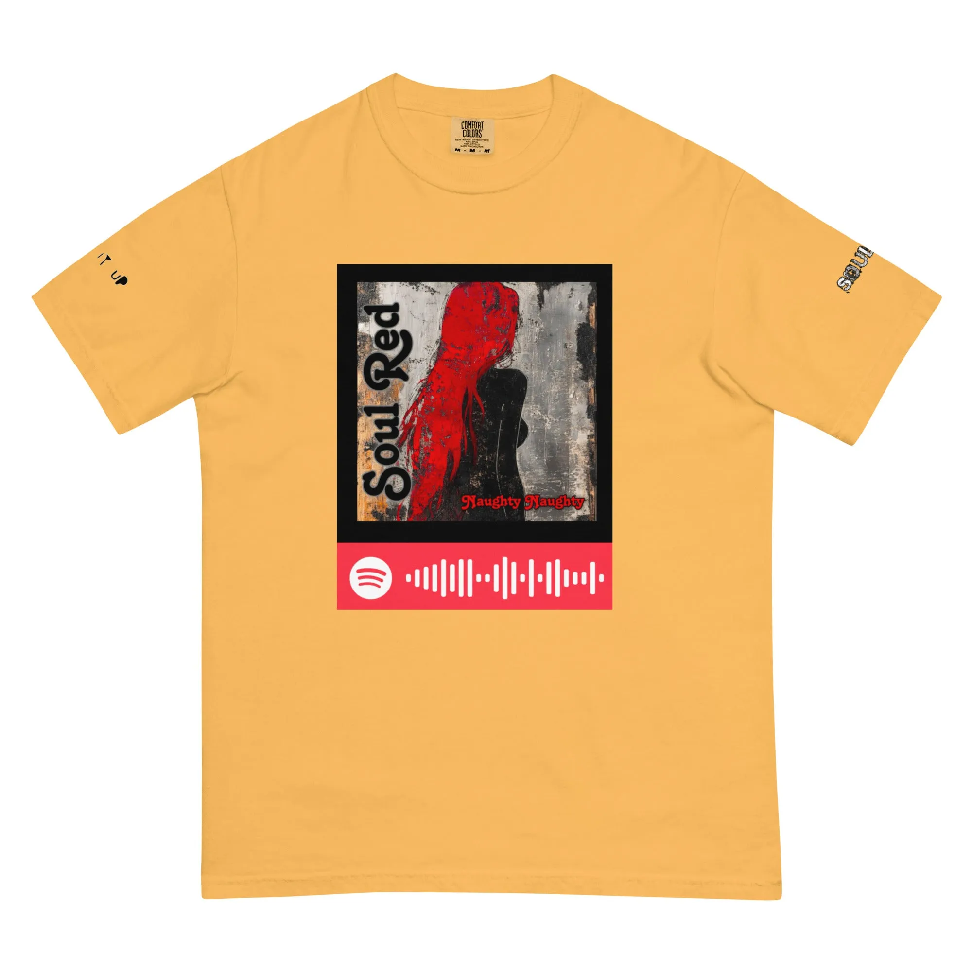 SOULRED music, Unisex garment-dyed heavyweight t-shirt