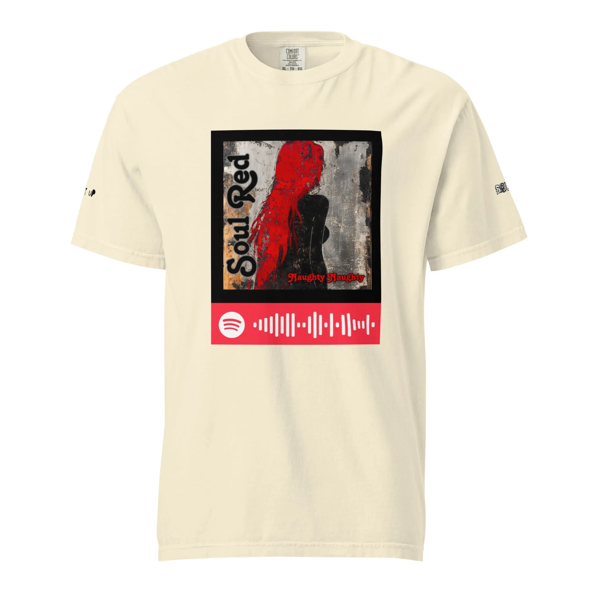 SOULRED music, Unisex garment-dyed heavyweight t-shirt