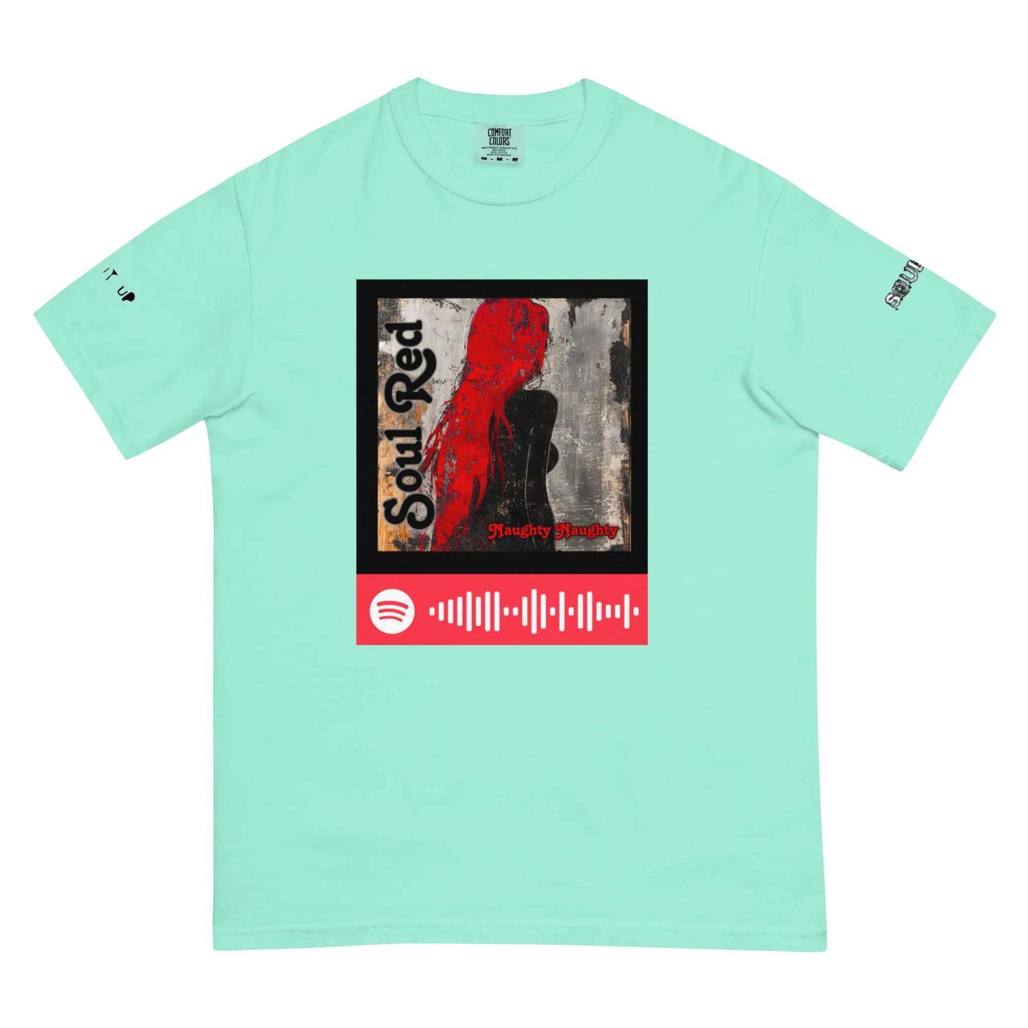 SOULRED music, Unisex garment-dyed heavyweight t-shirt