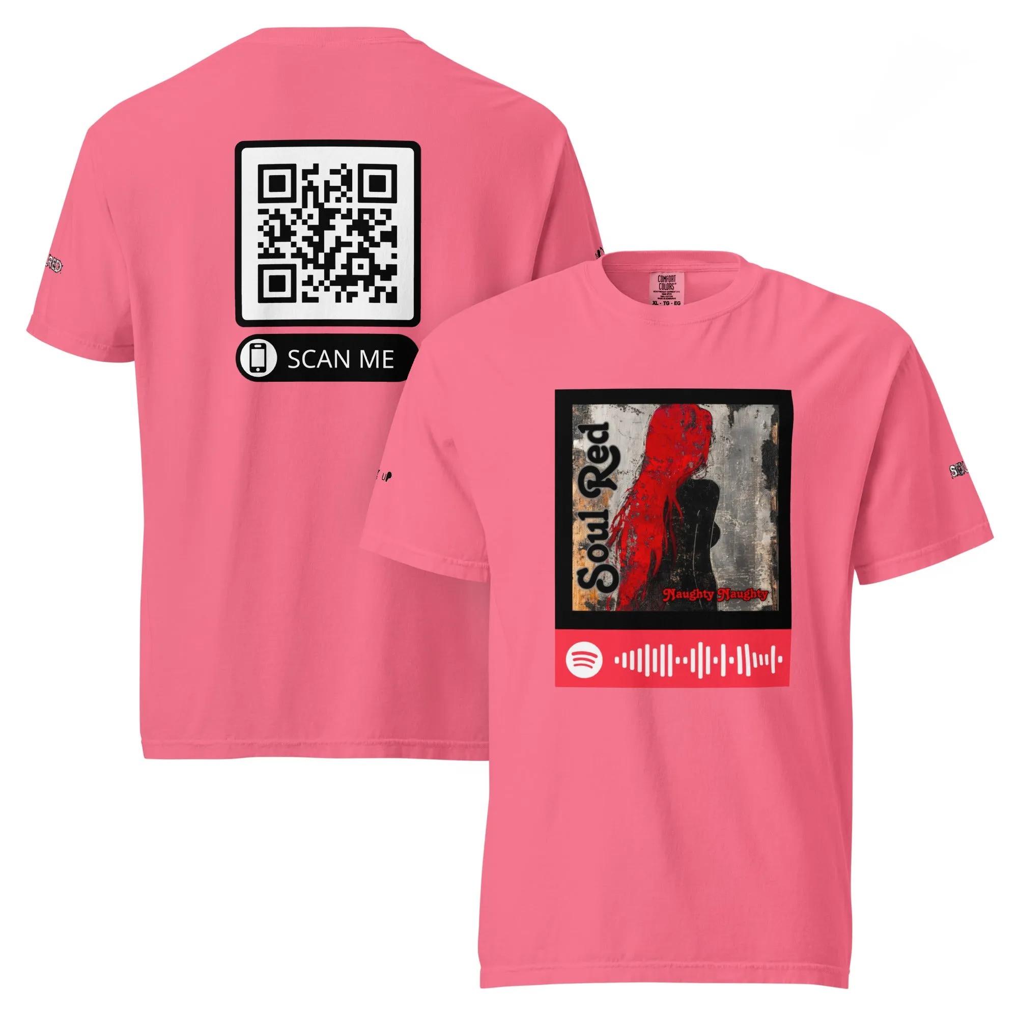 SOULRED music, Unisex garment-dyed heavyweight t-shirt
