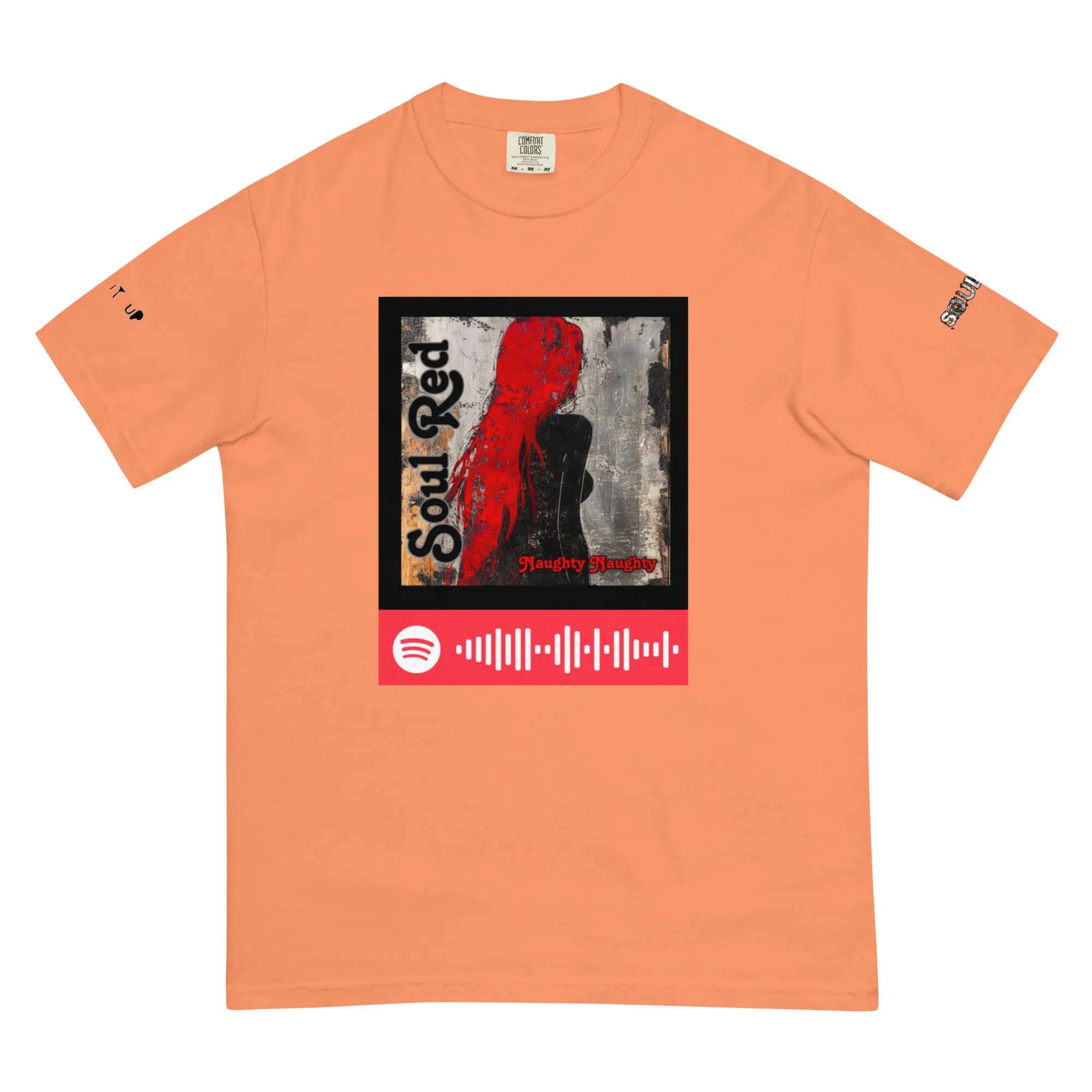 SOULRED music, Unisex garment-dyed heavyweight t-shirt