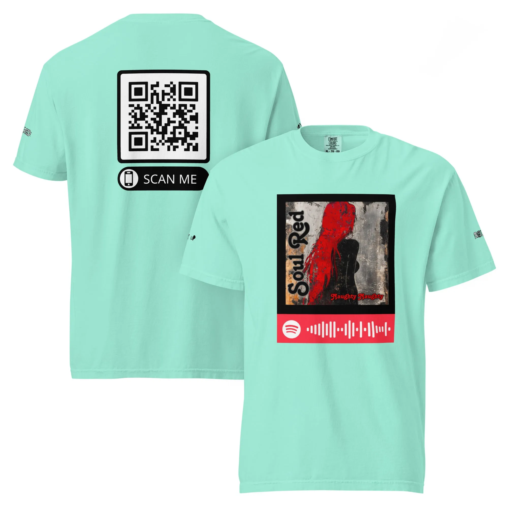 SOULRED music, Unisex garment-dyed heavyweight t-shirt